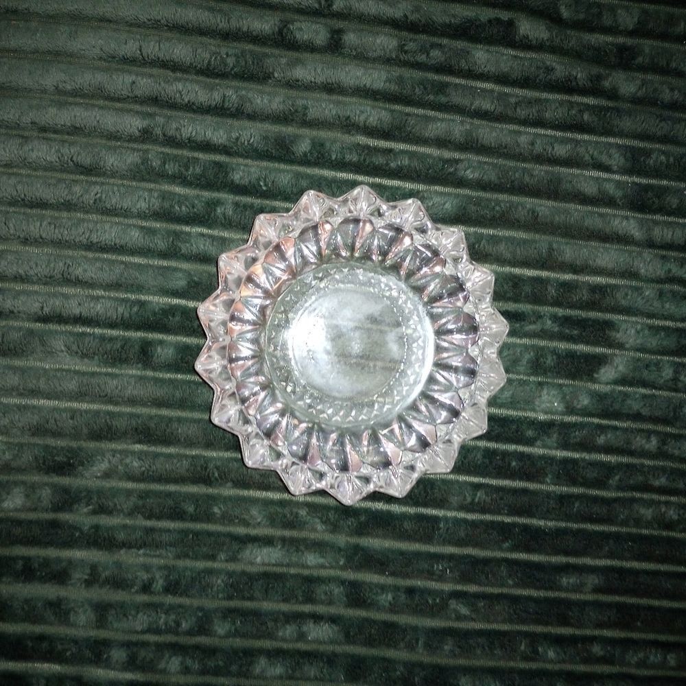 🚬Vintage KIG Indonesia Crystal Cigar Cigarettes Ashtray